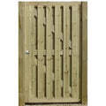 Vertical Hit and Miss Gate w/ Fitted Galvanised Hinges and Ring Latch 1.775m x 1m - Jacksons Fencing