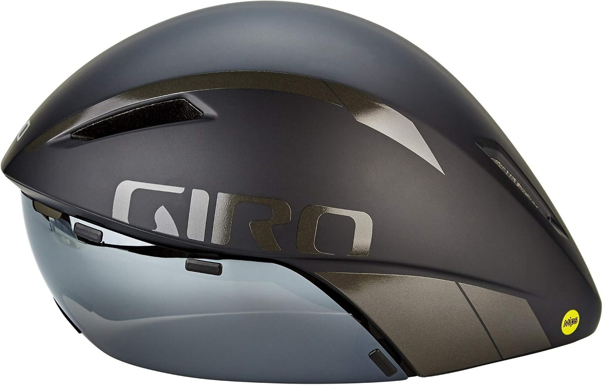 NEW Giro Aerohead MIPS Aero Triathlon  Visor Cycling Helmet Black - M 55-59cm