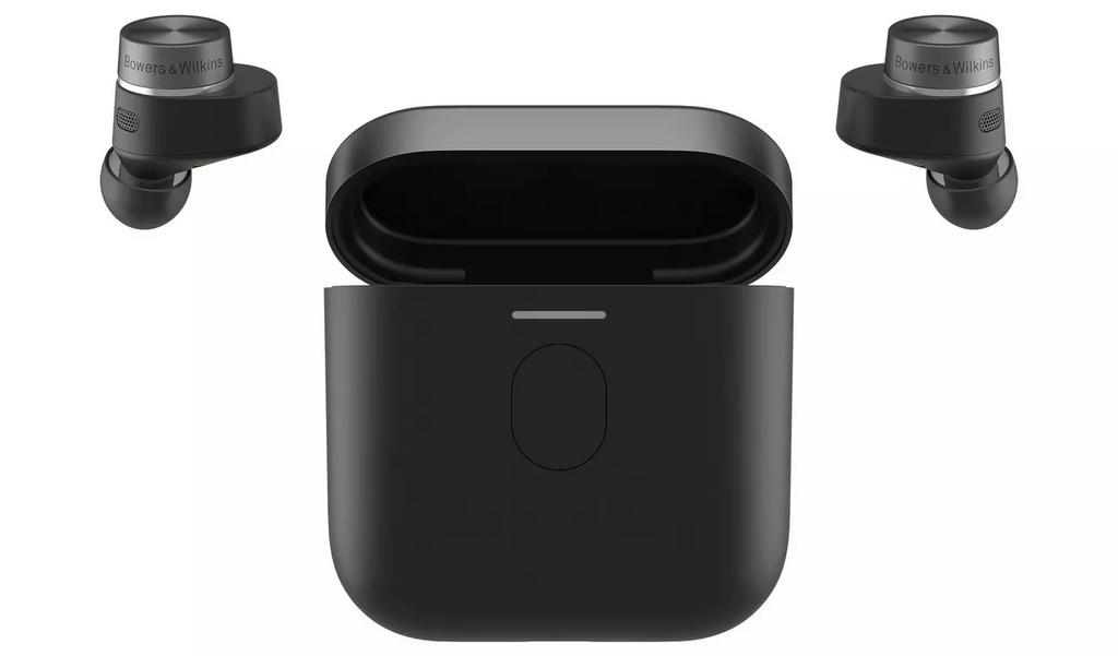 Bowers & Wilkins Pi7 S2 Noise-Cancelling Wireless Bluetooth Earbuds - Black