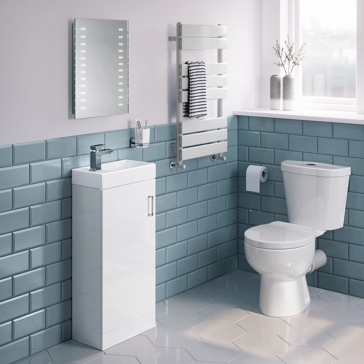 Vega LED Illuminated Rectangular Mirror