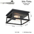 Open Box - The Great Outdoors 73217-66A - Ceiling Fixtures Outdoor Lighting