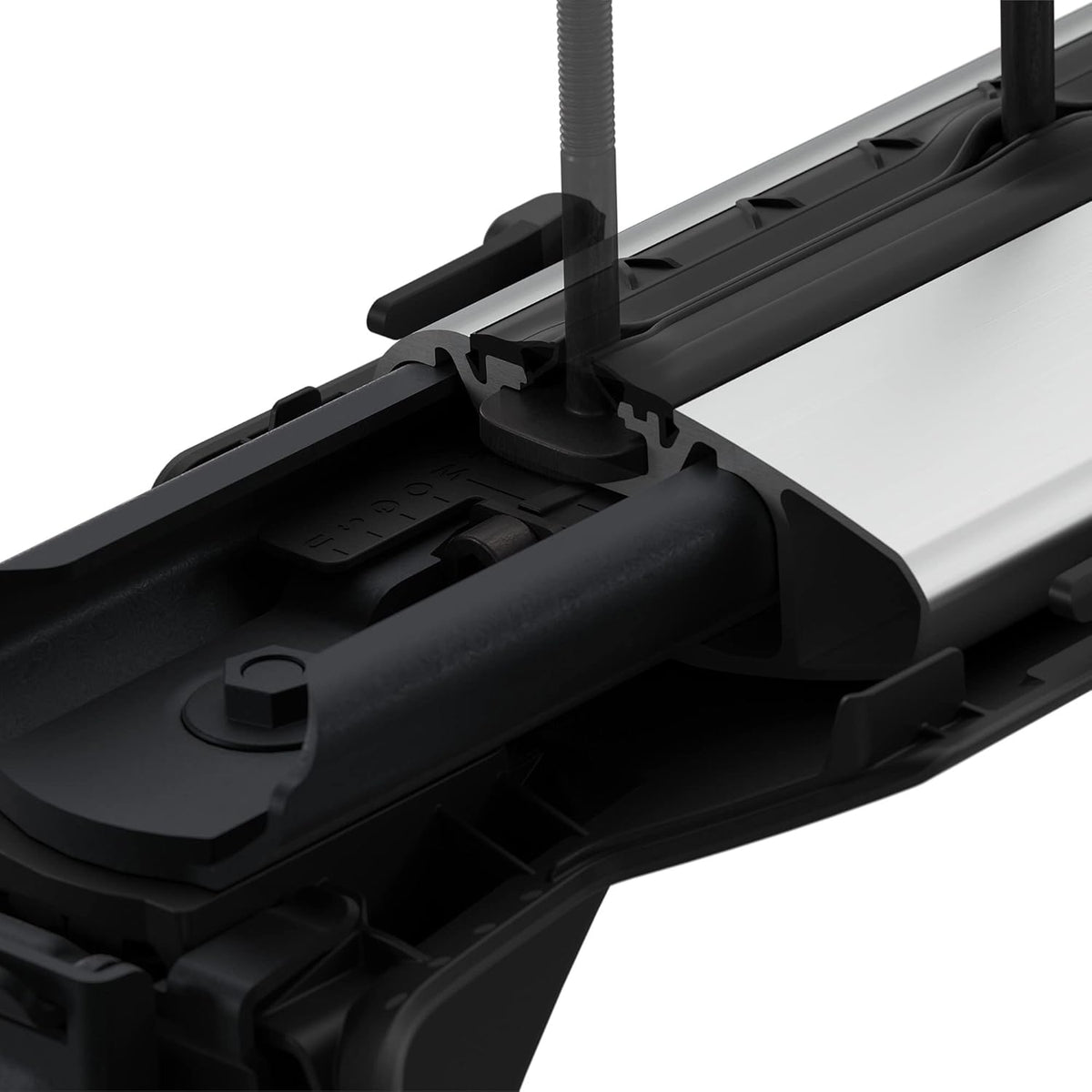 Thule WingBar Edge 721300 86cm Aerodynamic Aluminium Car Cross Bar - Silver