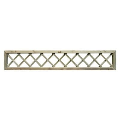 Diamond Trellis Fence Panel Topper - Jacksons Fencing