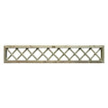 Diamond Trellis Fence Panel Topper - Jacksons Fencing