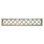 Diamond Trellis Fence Panel Topper - Jacksons Fencing