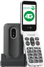 Doro Leva L20 4G Flip Big Button 128MB SIM-Free Mobile Phone - Black/White