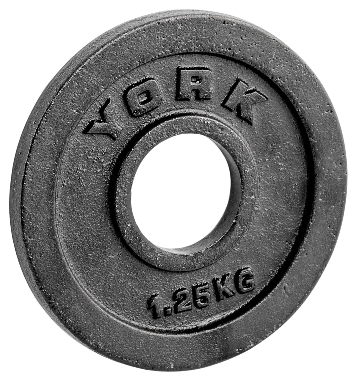 York 2" Cast Iron Hammertone Olympic Plates