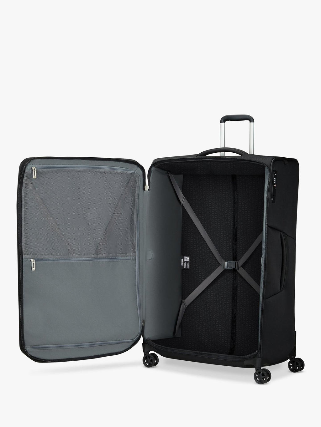 Samsonite Respark 4-Wheel 82cm Expandable XL Suitcase 82cm 180L - Ozone Black