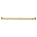 Gravel Board for Slotted Posts (incl 2 End Packer Blocks)