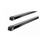 Thule 760000 Rapid System SquareBar 108cm Steel Car Roof Bars Pair - Black