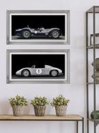 Brookpace Lascelles 'Maserati Birdcage' Car Framed Print & Mount 49 x 99cm