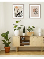 Brookpace Lascelles Floral 'Botanical Scandi' Framed Print 57 x 47cm - Brown