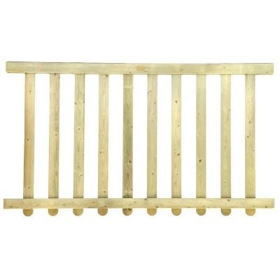 Rounded Pale Decking Panel - 1.81m x 1060mm