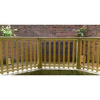 Rounded Pale Decking Panel - 1.81m x 1060mm