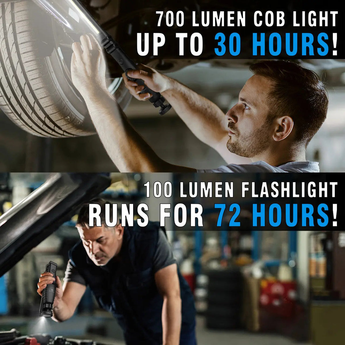 Dr. Prepare LED Work Light, 700 Lumens Rechargeable Work Light