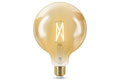 4lite WiZ Connected G125 Globe Filament Amber WiFi LED Smart Bulb - E27 Large Screw - Maplin