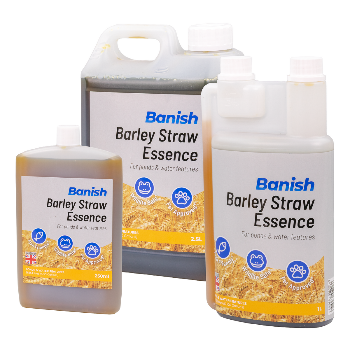 Banish Barley Straw Essence Pond Water Treatment