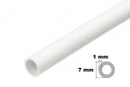 White plastic round pipe tube – 39.37 inch length