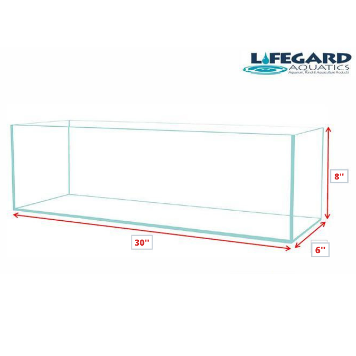 6 Gallon Long 45° Degree Low Iron Ultra Clear Bookshelf Aquarium