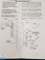 805-006 - Face Plate - Hoppe Door Handle Set - Hurd Swinging Door