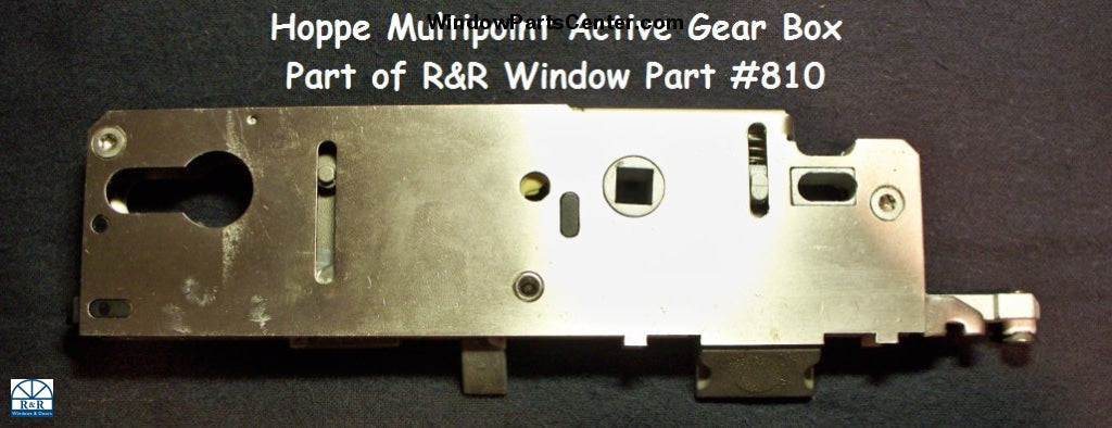 810 - Hoppe 3-Point Gear Box and Extension Flipper/Tongue  Style - (For Hurd Doors 2005 and Prior)