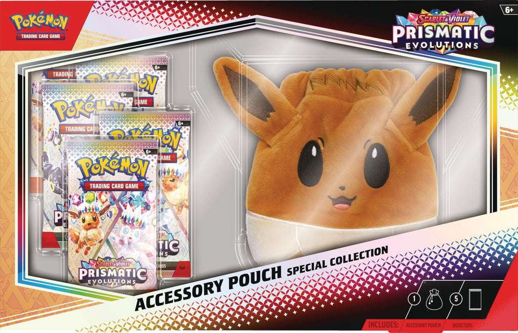 Pokemon TCG: Scarlet & Violet—Prismatic Evolutions Accessory Pouch Special Collection