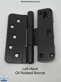 815 / 816 Vertical And Horizontal Adjustment Door Hinge Inswing Oil Rubbed Bronze Left New Swinging