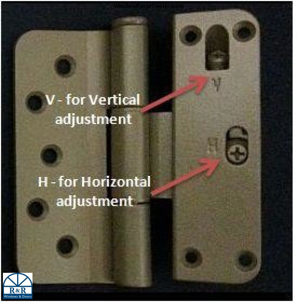 815 / 816 Vertical and Horizontal Adjustment Door Hinge Inswing Door