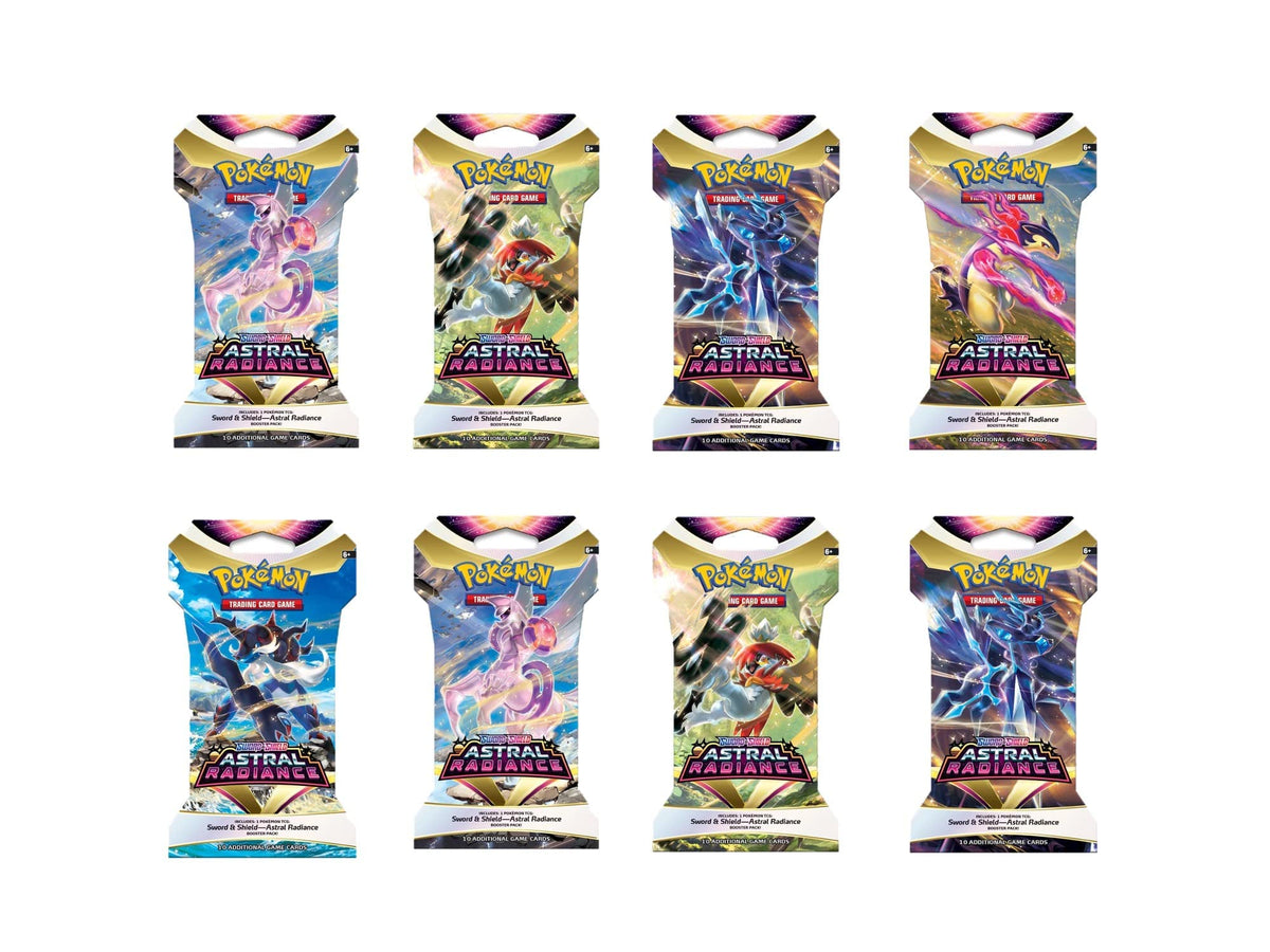 Pokemon Sword and Shield Astral Radiance Boosters - 8 Sleeved Packs!