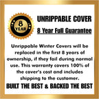 21' x 41′ Oval Frostguard Premium Winter Cover – Unrippable Waterproof and Weatherproof Fabric
