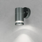 4lite Marinus GU10 Single Direction Outdoor Wall Light without PIR - Anthracite