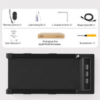 DeerRun Z10 12% Auto Incline Smart Walking Pad Treadmill with remote control-Black