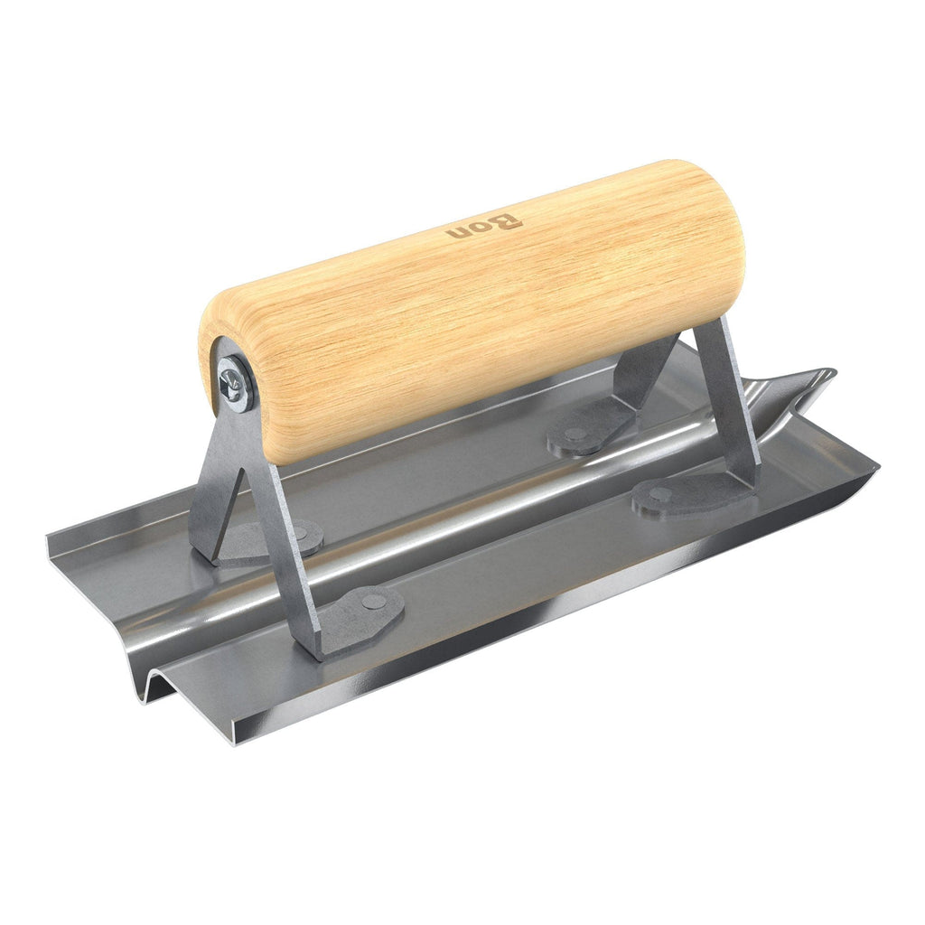 Bon Tool Stainless Steel Hand Concrete Groover - Wood Handle (82-228)