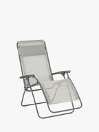 Lafuma R Clip Fully Assembled Sun Lounger Seigle - H114 x W68 x D87cm Grey