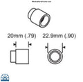 828- Hoppe Door Handle Extension