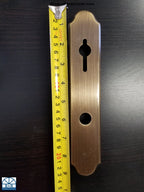 840-001- Amesbury Truth GU Faceplate Small Hole- Swinging Patio Door Hurd