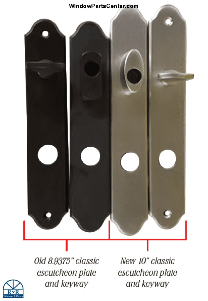 842 - Current Style Dummy Amesbury Truth Sentry® .63  and Sentry® .03 Dummy Handle Set For GU Multi Point Hardware