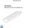 847 - Gu Sill Strike Plug And Ada For Swinging Doors Standard