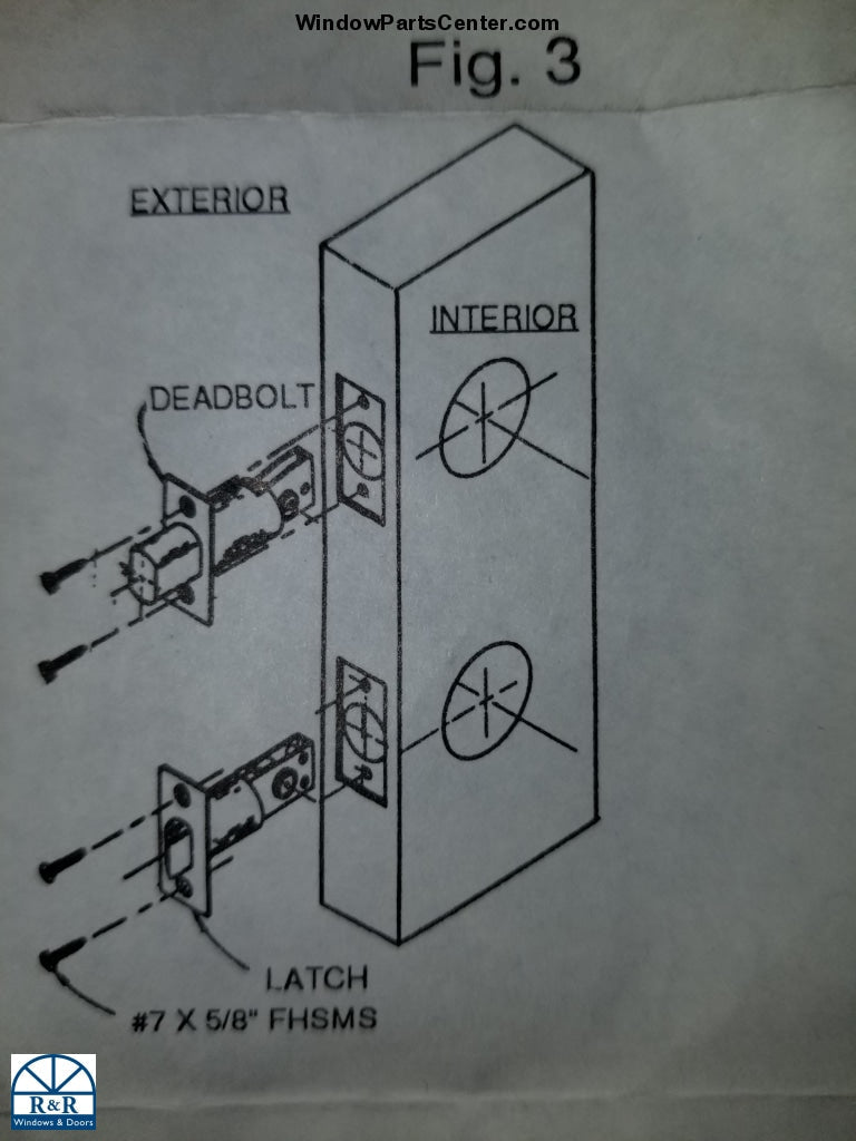 852-002 Latch For W&F Hurd Handle Set 1200 Series 