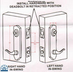 1200 Series W&F Handle Set 6 inch Center to Center Bore 1200 Series(Hurd Handle) Discontinued -See details for replacement option