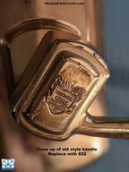 1200 Series Handle Set 6 inch Center to Center Bore (Weather Shield Stamped Handle)