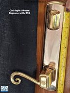 1200 Series Handle Set 6 inch Center to Center Bore (Weather Shield Stamped Handle)
