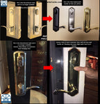 1200 Series Handle Set 6 inch Center to Center Bore (W&F Handle) - Discontinued See Details for replacement option