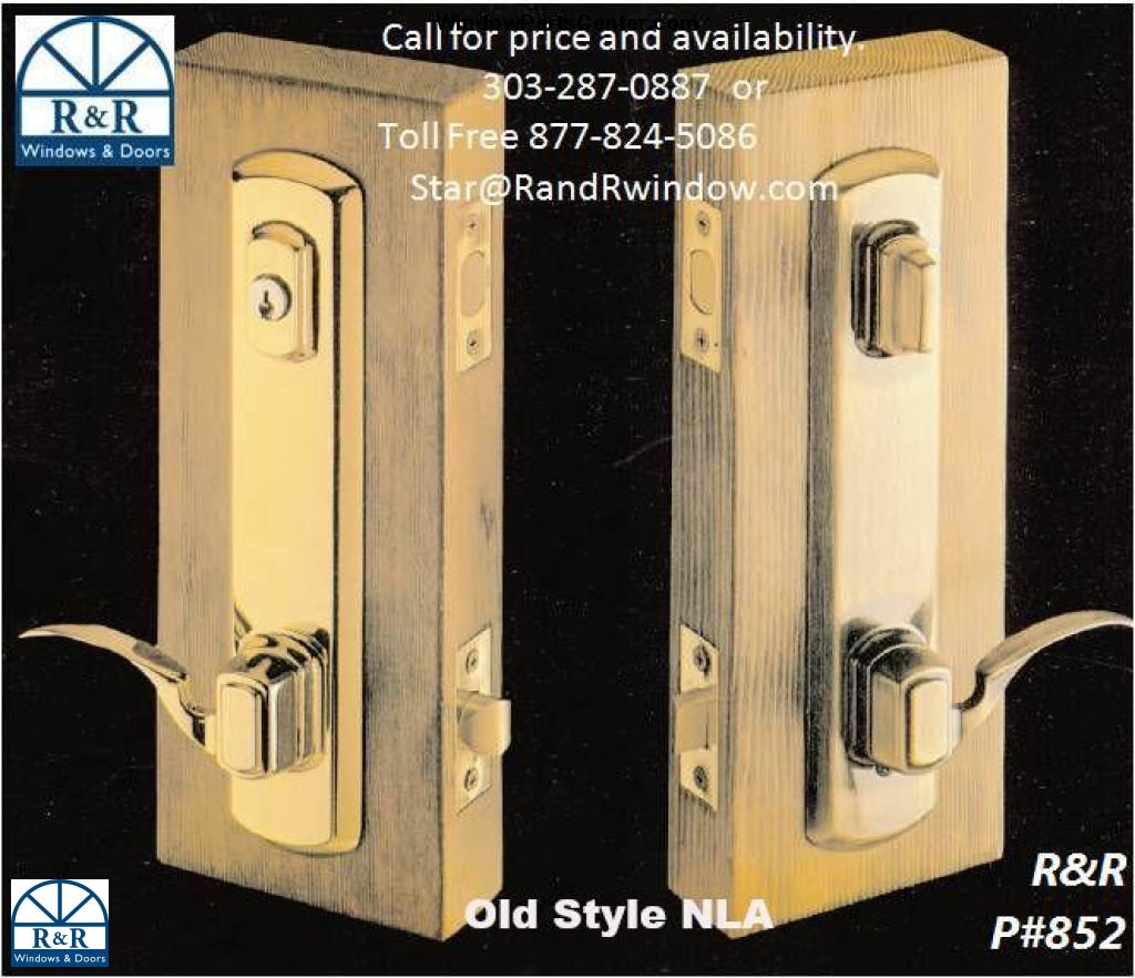1200 Series Handle Set 6 inch Center to Center Bore (W&F Handle) - Discontinued See Details for replacement option