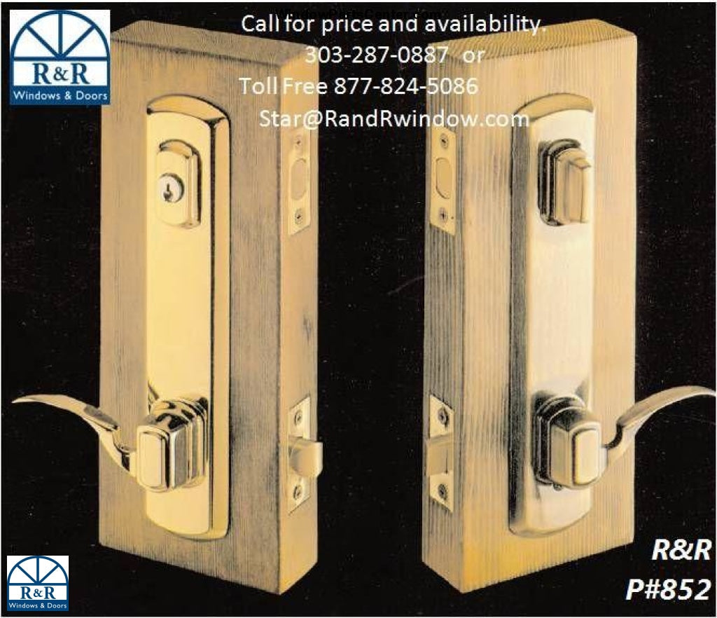 1200 Series Handle Set 6 inch Center to Center Bore (W&F Handle) - Discontinued See Details for replacement option