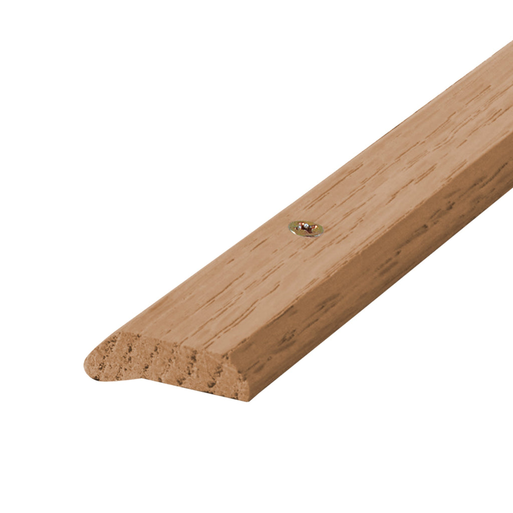 1 In. X 36 In. Unfinished Hardwood Carpet Trim w/ Screws
