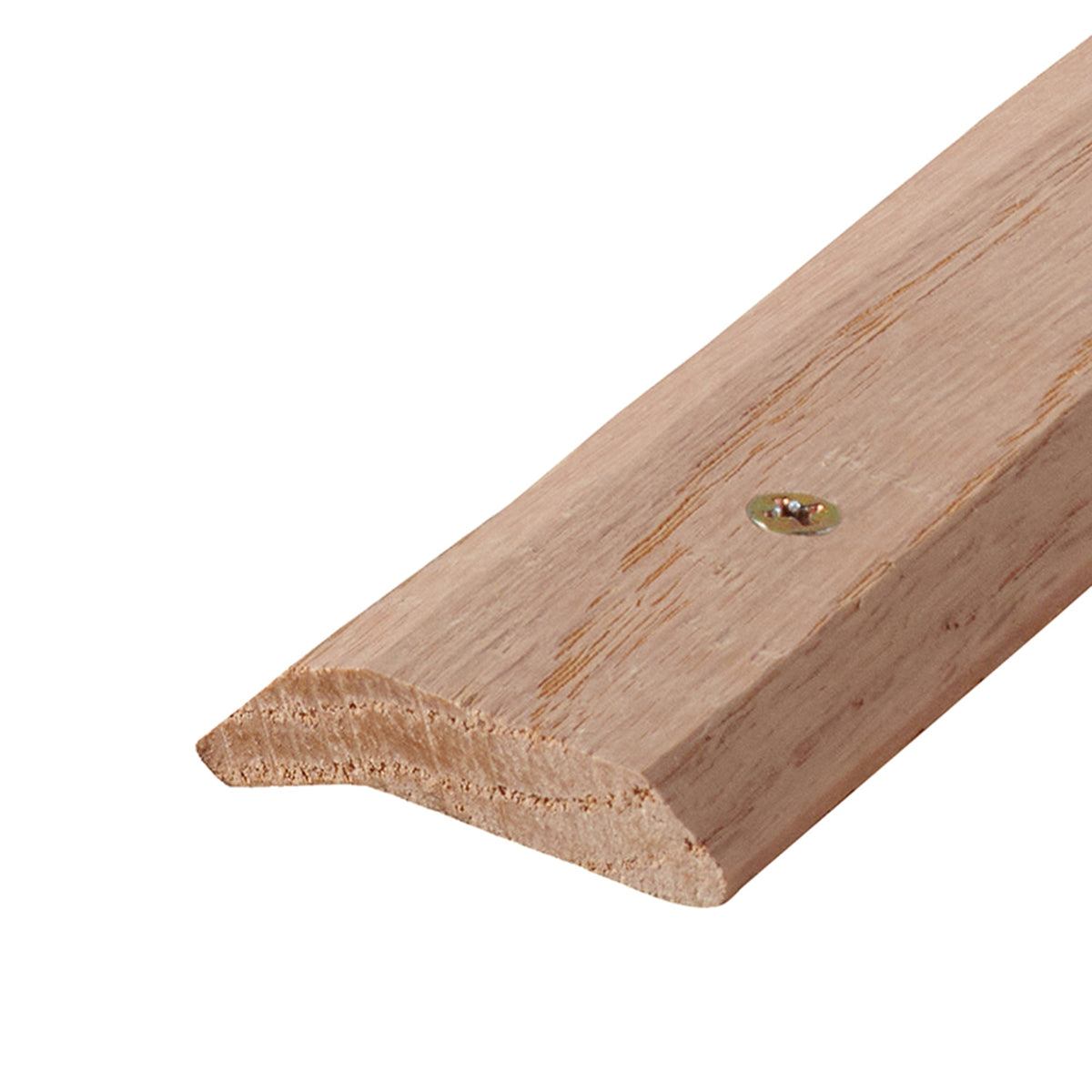 1-7/16 In. X 72 In. Unfinished Hardwood Carpet Trim w/ Screws