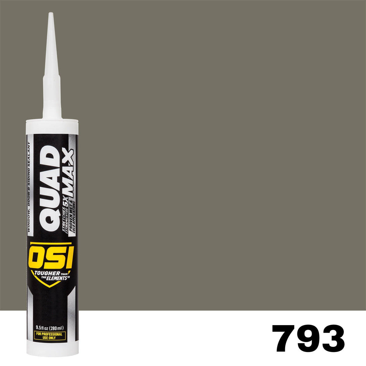 OSI QUAD MAX 793 Paintable Window, Door & Siding SealantFREE CAULK GUN $25Value | IDH# 2938794