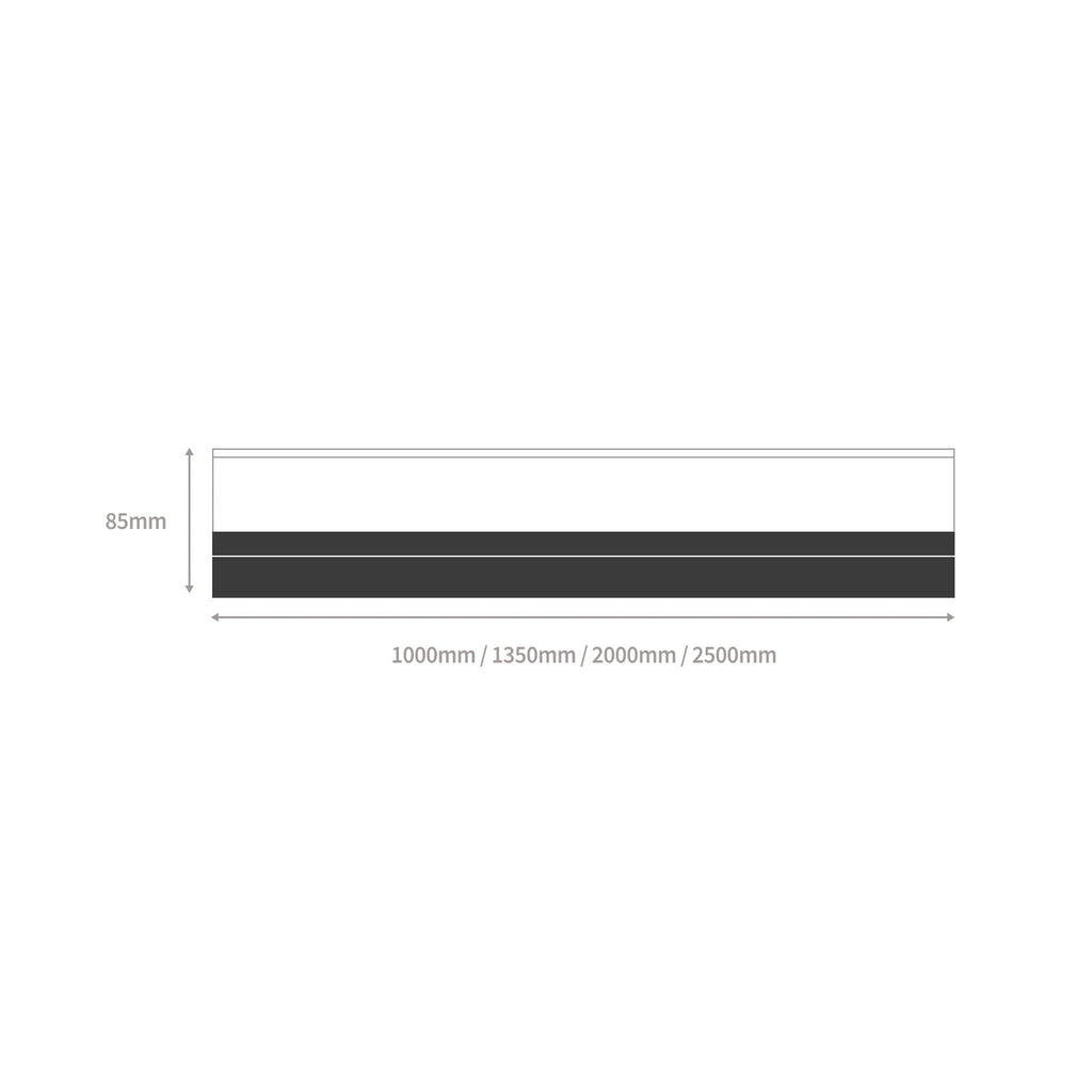 85mm Stub Window Sill (with End Caps)