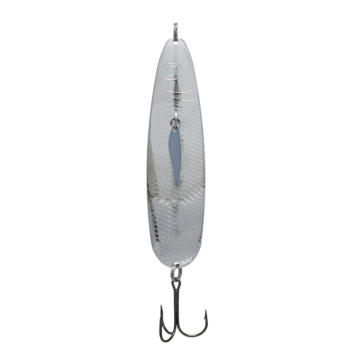 Northland Thumper Casting Spoon fishing lure with reflective silver finish and treble hook, designed for effective fishing tackle use.